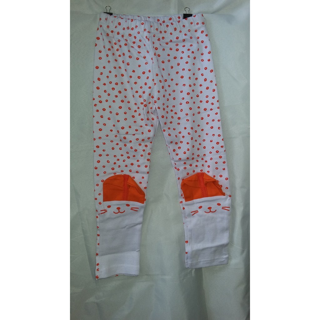 celana legging bintik anak perempuan umur 4 - 5 tahun