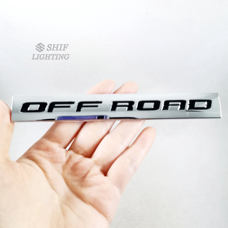 1pc Stiker Emblem Logo Off Road Bahan Metal Untuk Dekorasi Samping/Belakang Mobil