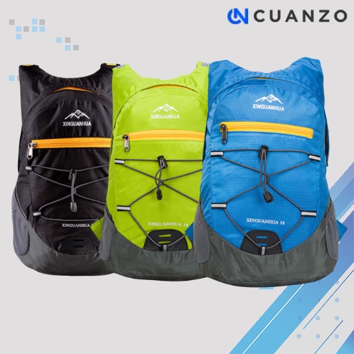 Tas Gunung Lipat Waterproof 17L / Tas Ransel Pendaki Pendakian Daki Gunung Cewek Cowok Laki Laki Pria Wanita Anak Sekolah Besar Anti Air Berkualitas Distro Full Waterproof Hiking Camping Import Lari Merapi Mountain Bacpack Outdor Bahan Tebal Murah Ori