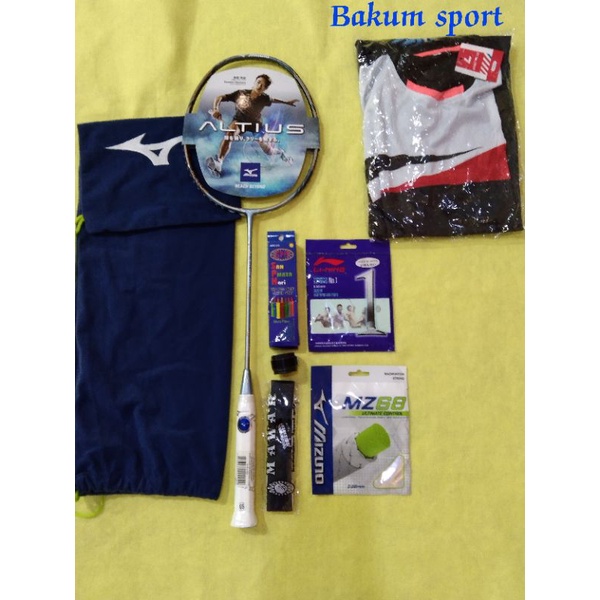 Raket mizuno altius 05 vigor kualitas 100% Original Free bonus toko bisa (COD)