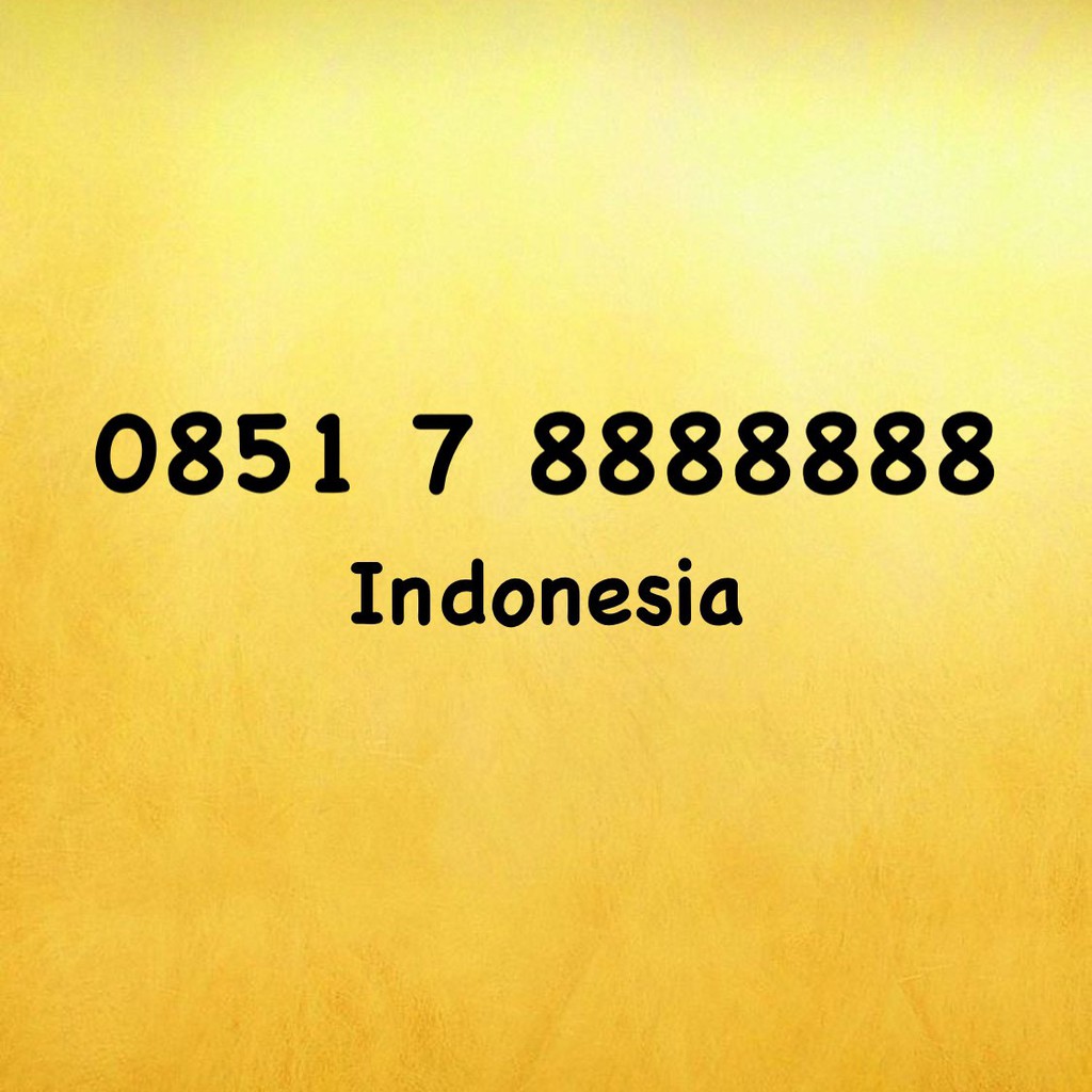 Nomor Cantik Kartu AS Septa A - 1788 - 0851 7 8888888 - 0851 7888 8888