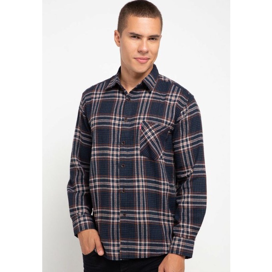 kemeja Carvil original Kemeja Flanel pria