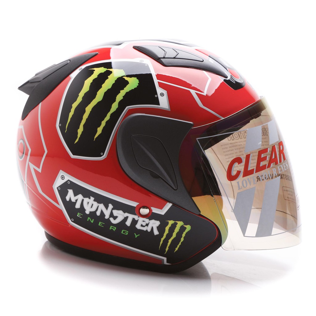 [Helm Dewasa] MSR Helmet Javelin - Monster - Merah + Promo Gratis Sarung Tangan