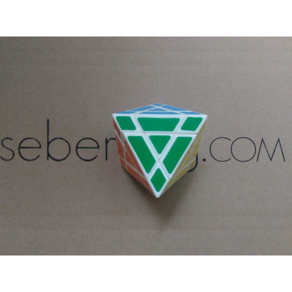 Dijual Rubik Octahedron Trajbers White Base QJ Magic Cube Original Murah