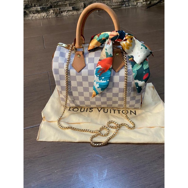 Tas louis vuitton speedy azure preloved