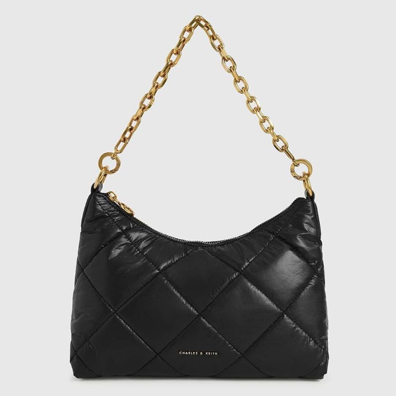 12.12 SALE | CK Puffy Quilted Chain Handle Bag