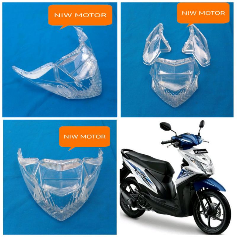 Mika stoplamp lampu belakang beat fi 2013-2016 bening