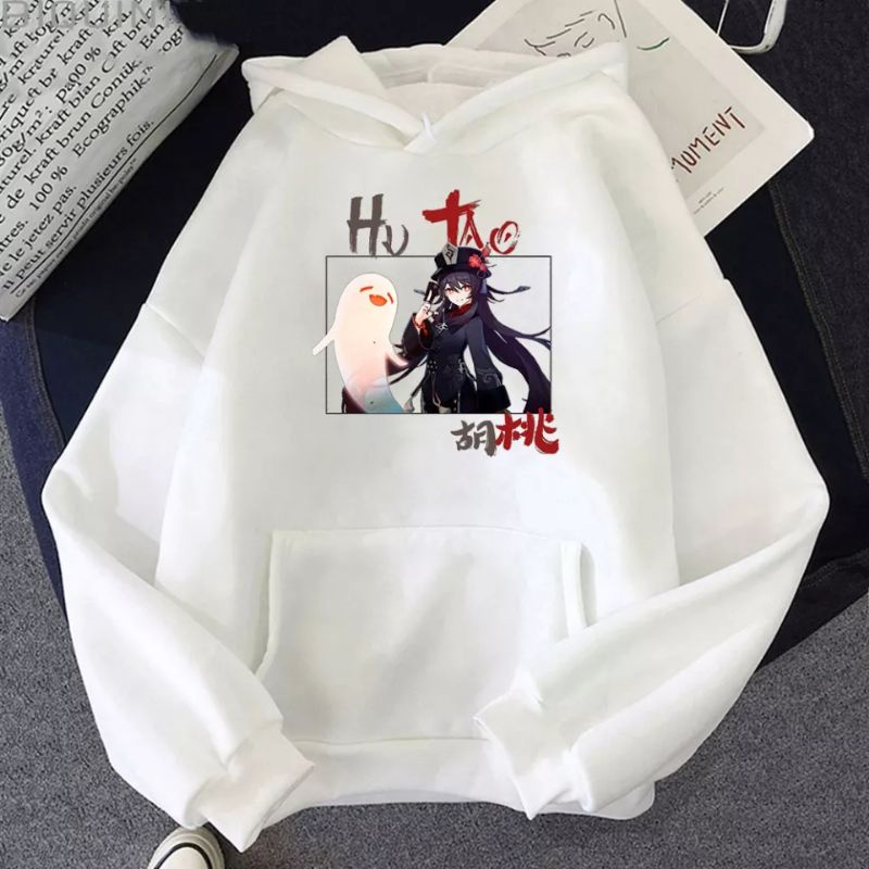 Hoodie sweater jaket Hu tao Genshin 1