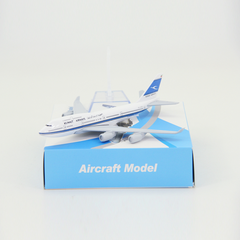 Kuwait Airways B747 Boeing 747model Pesawat Die-cast Metal Airplane Model Pesawat 16CM