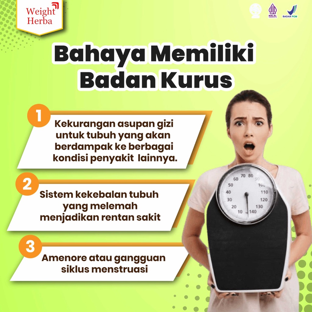 WEIGHT HERBA Susu Penambah Berat Badan 100% Original Kaya Susu Kambing Etawa Murni Asli Tanpa Efek Samping Temulawak Daun kelor Rendah Gula Baik Untuk Penderita Diabetes Kolesterol