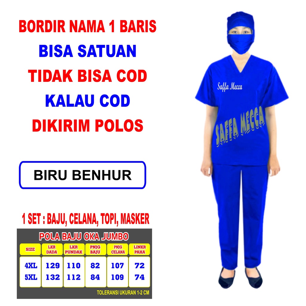 JUMBO BORDIR OKA / JUMBO BORDIR OK / JUMBO PENDEK BORDIR / LENGAN PENDEK