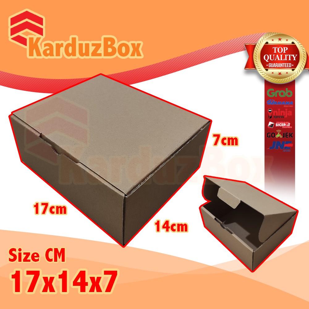 

17x14x7 kotak Kardus Packaging Box PIZZA