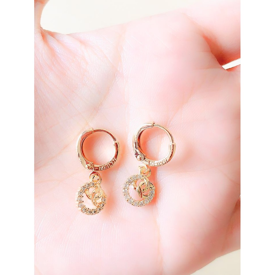 Anting Wanita Model CC twin Gold Xuping