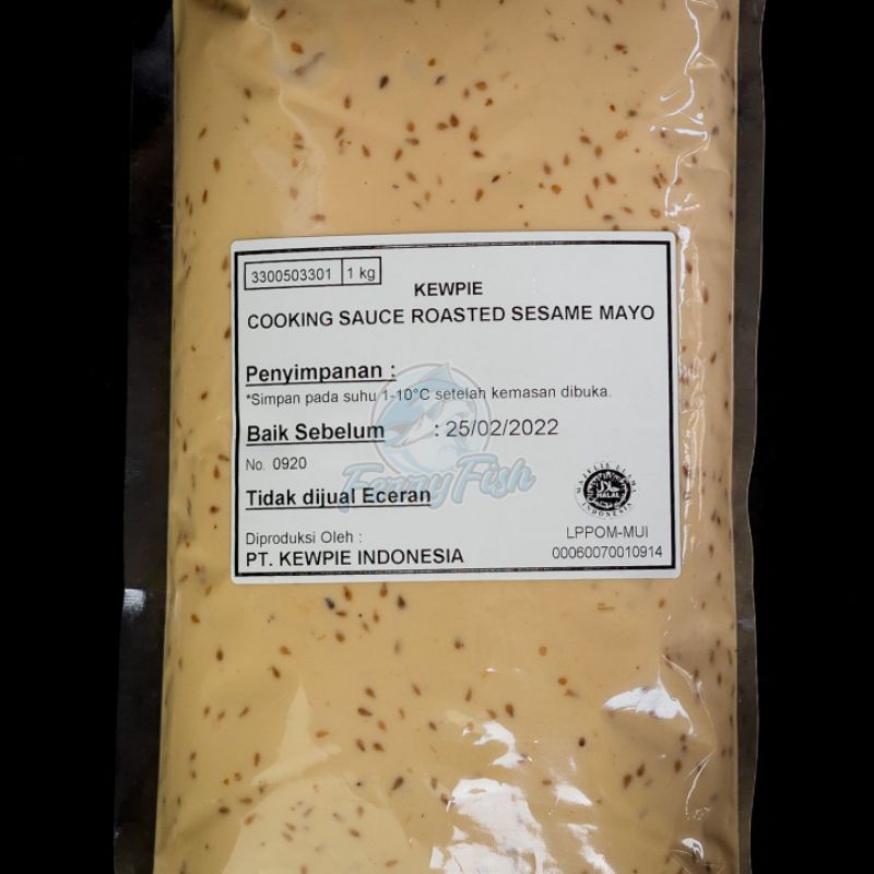 

Kewpie Cooking Sauce Roasted Sesame Mayo 1kg