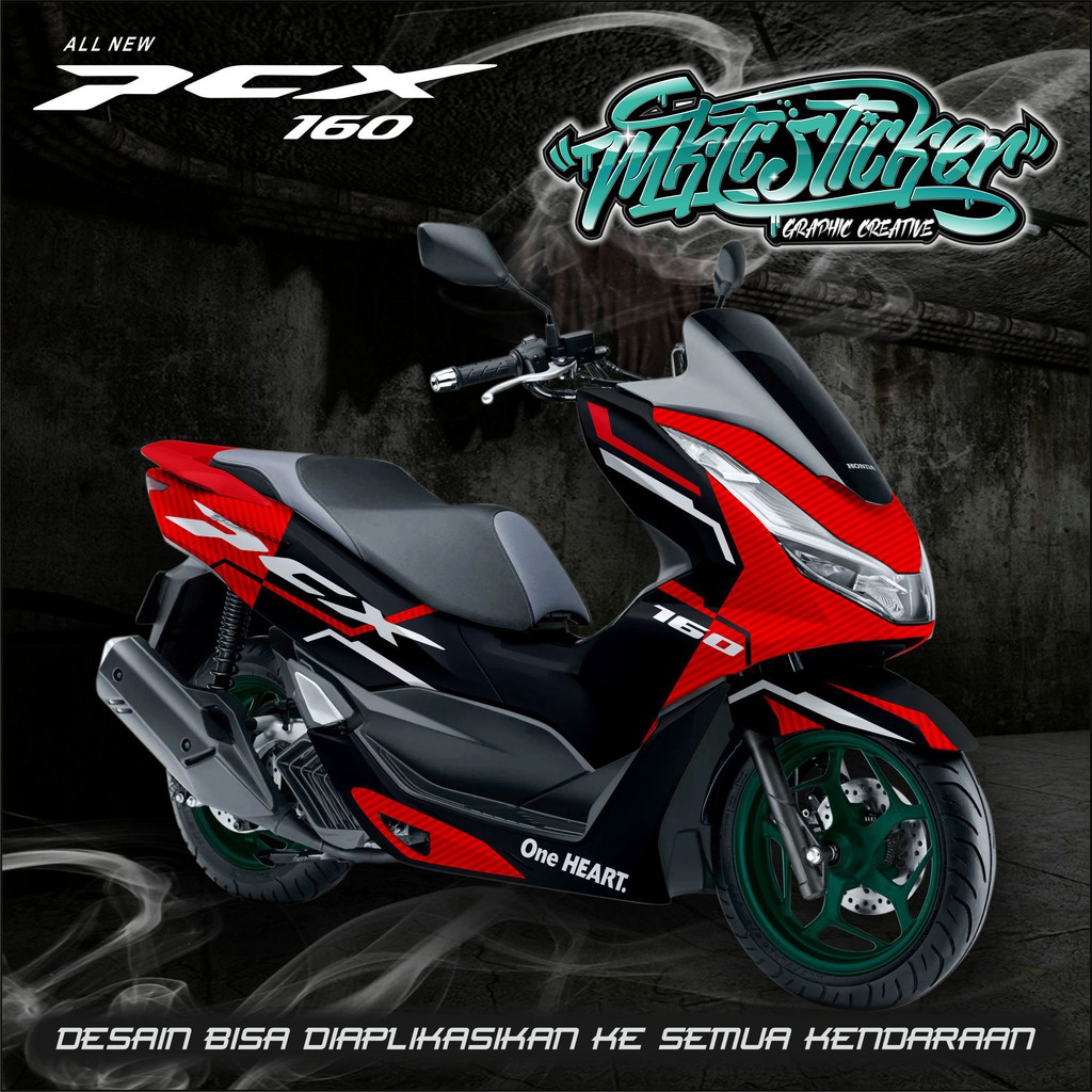 pcx modif keren sticker edisi thailand