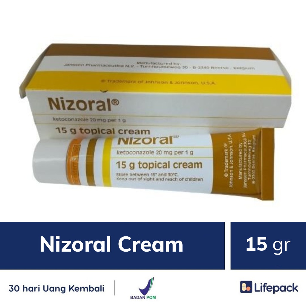 Jual NIZORAL CREAM 15 G Krim Antijamur LIFEPACK Shopee Indonesia