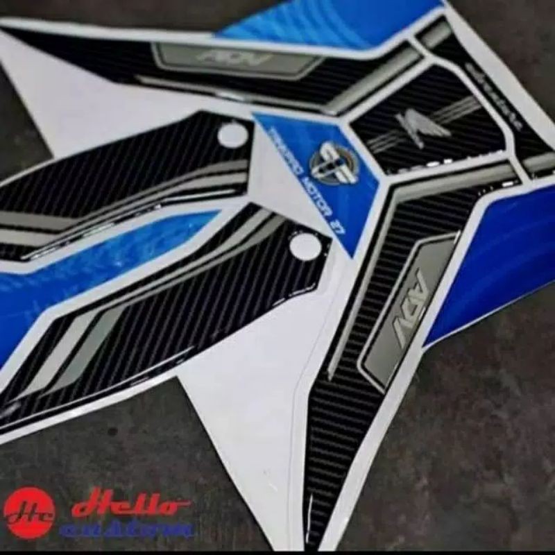 STIKER RESIN TIMBUL LEHER HONDA ADV 150 PREMIUM