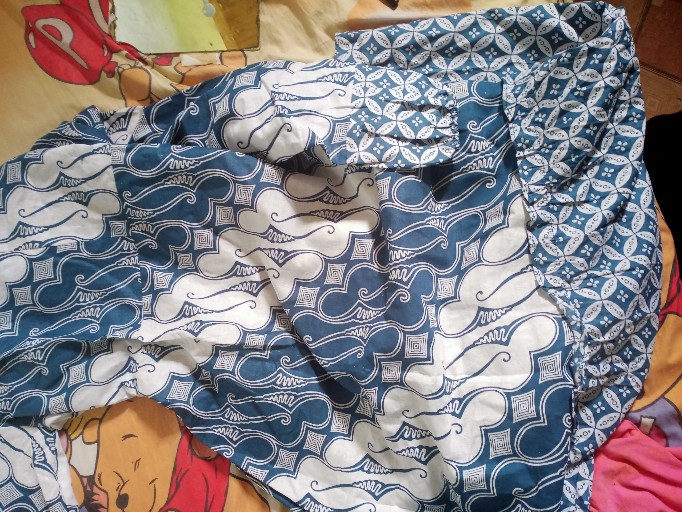 (cod/ Bayar Di Tempat) Gamis Batik Zara Murah By House Of Putri