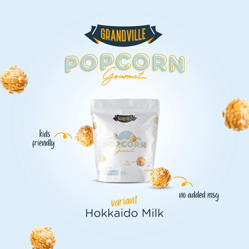 Grandville 50gr Popcorn - Cemilan Anak