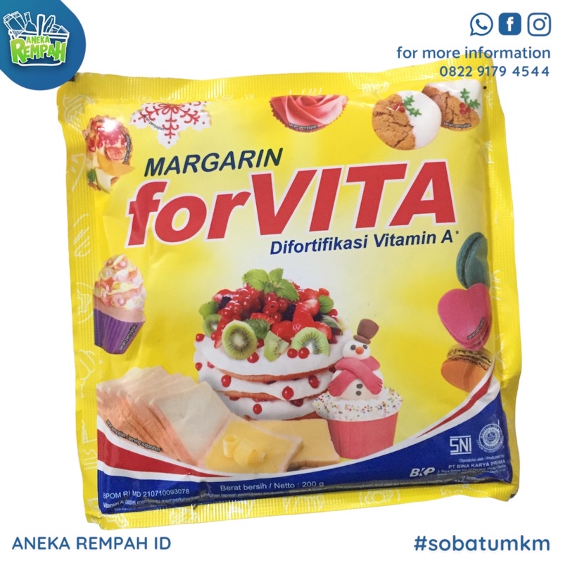 

Forvita margarine sachet 200g