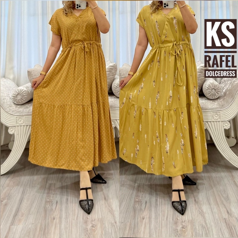 Daster Arab Best Seller Dolce KS RAFEL Dress Rayon Kimono Serut kekinian