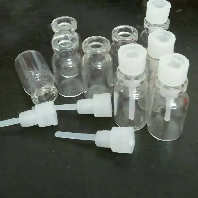 Kaca Tester Parfum Botol Kaca Tester Parfum 3cc 100pcs Tutup Plastik