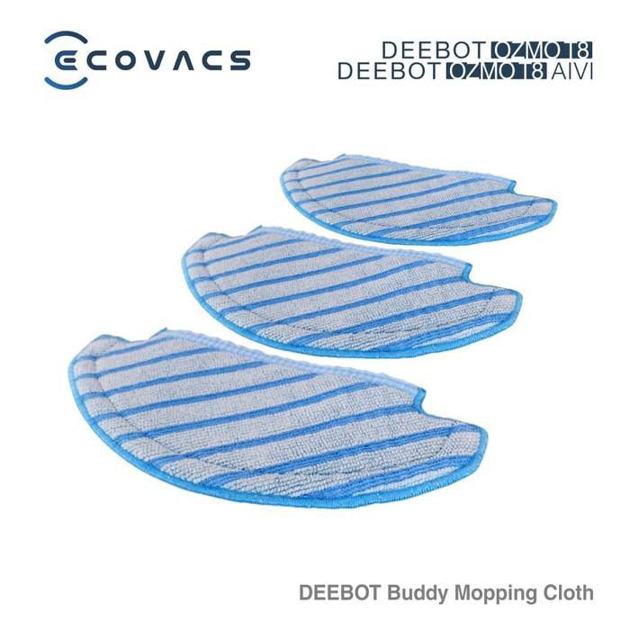 Ecovacs Aksesoris Deebot Buddy Ozmo T8 / T8 Aivi Mopping Cloth (3 Pcs)
