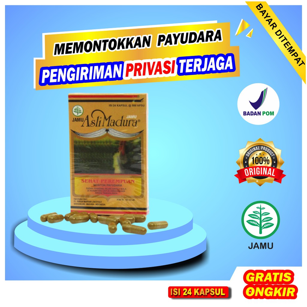 PEMBESAR DAN PENGENCANG MONTOK PAYUDARA BOKONG SEHAT PEREMPUAN PERMANEN BRUST CREAM ORIGINAL BPOM