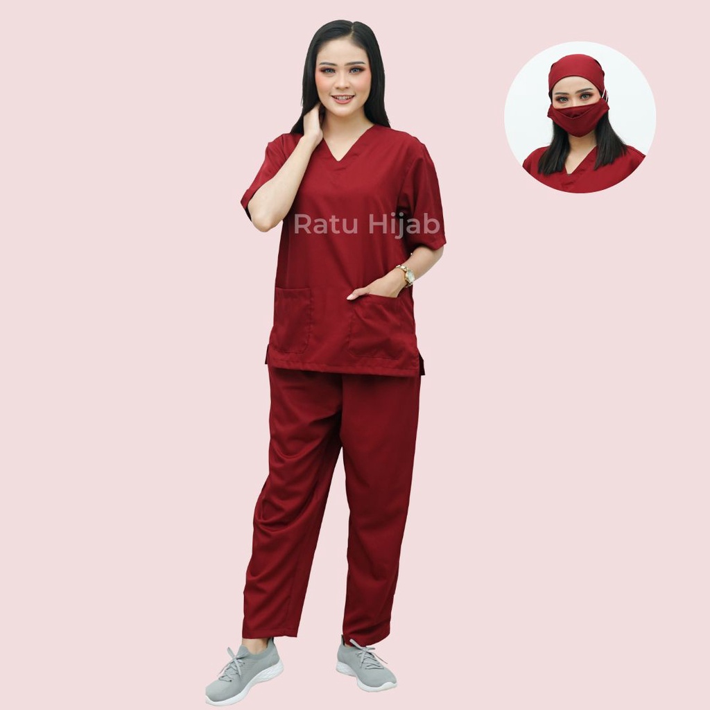 Baju OK OKA LENGAN PENDEK Dokter Petugas medis Perawat Jaga Toyobo Original Premium PART 2