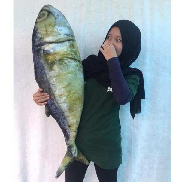 Bantal Ikan Asin JUMBO Bantal Boneka Sofa Bantal Bizzarpillow