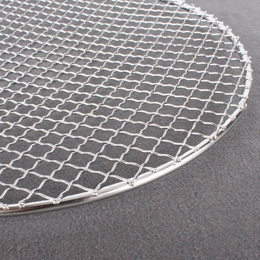 【 ELEGANT 】 Grill Wire Mesh Stainless Steel Pengganti Pesta Masak Outdoor Barbecue Aksesoris BBQ Mat Grid