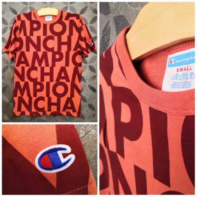 Kaos Champion Heritage SS Orange BIG logo