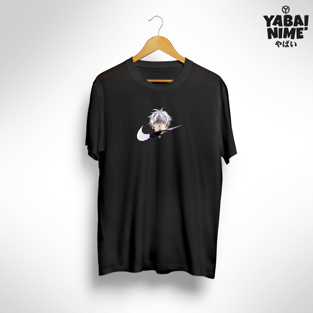 YABAINIME - Kaos Anime Manga Jujutsu Kaisen Gojo Satoru Nike Streetwear Vintage  Homage Wibu Yabai
