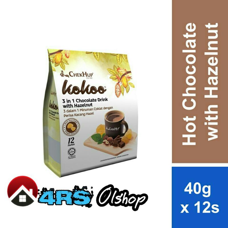 

CHEK HUP KOKOO 3IN1 CHOCOLATE DRINK WITH HAZELNUT MALAYSIA