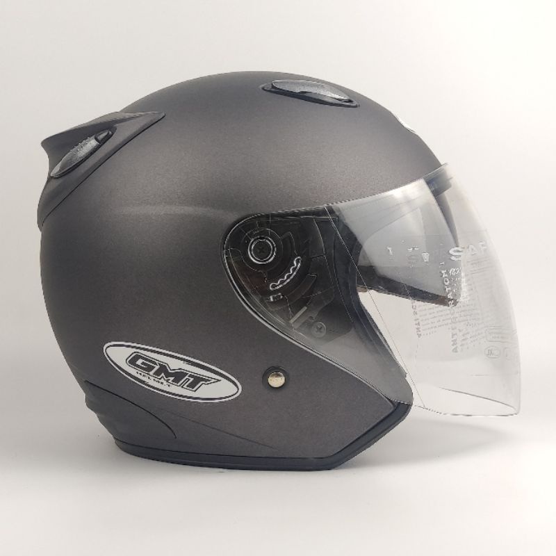 Helm Centro Double Visor Gunmet Doff