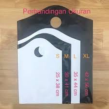 Plastik Olshop PE Gunung Uk 25x38 (ecer) Tebal 0,7 Glossy | Plastik Distro | Plastik Packing | Plastik