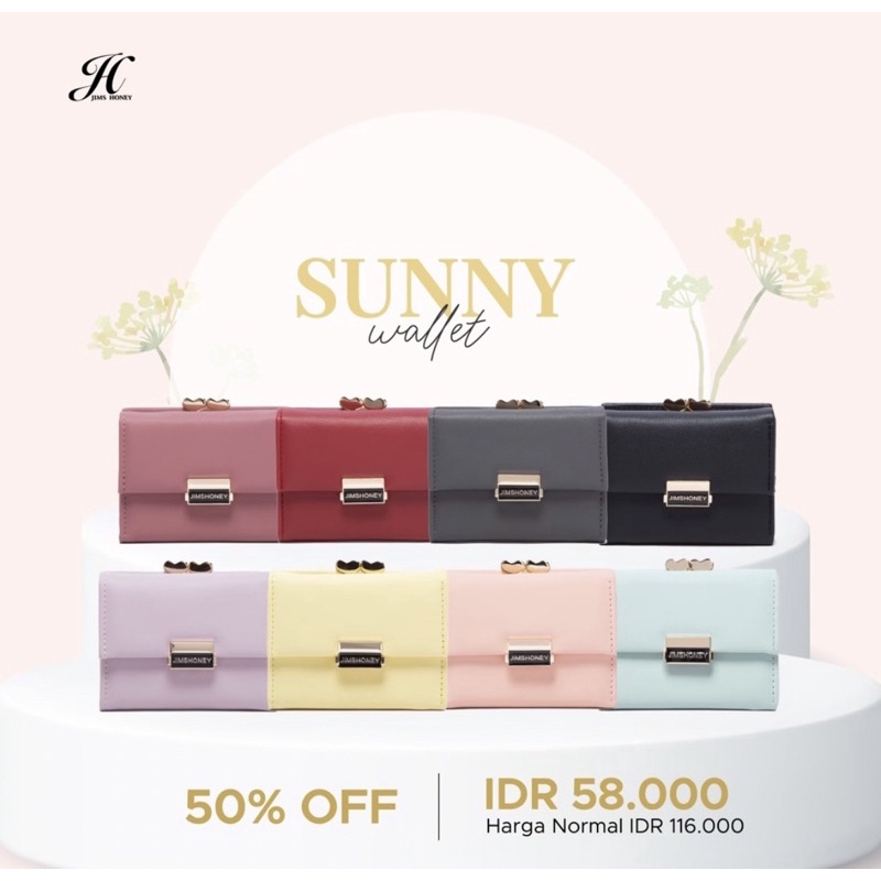 Sunny wallet Jims Honey/ dompet wanita / dompet Jims Honey