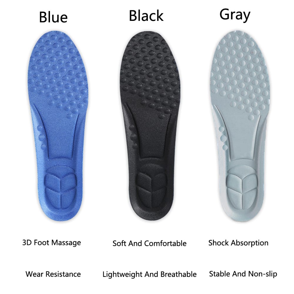 TERBARU INSOLE SEPATU PRIA DAN WANITA ALAS SEPATU SOL SEPATU EMPUK INSOLE SEPATU RINGAN BANTALAN SEPATU EMPUK INSOLE SEPATU OLAHRAGA ALAS SEPATU IMPORT