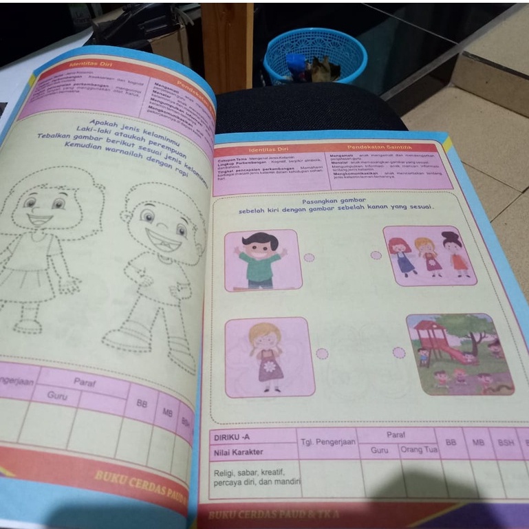 Buku Cerdas Paud Dan TK A - Materi Tematik Paud Dan TK (Ukuran A4)