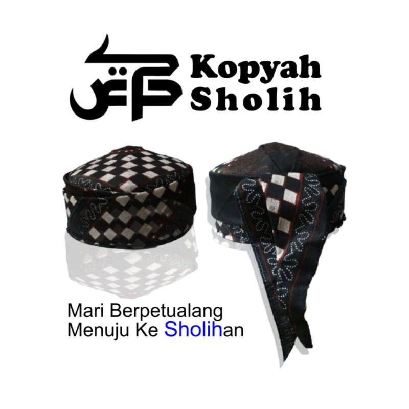kopyah sholih imamah permanen peci blangkon imamah instan peci nusantara peci batik peci blangkon pe