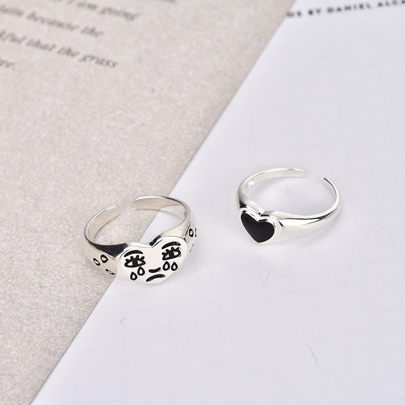 Love Ring Simple Fashion Trendy Retro