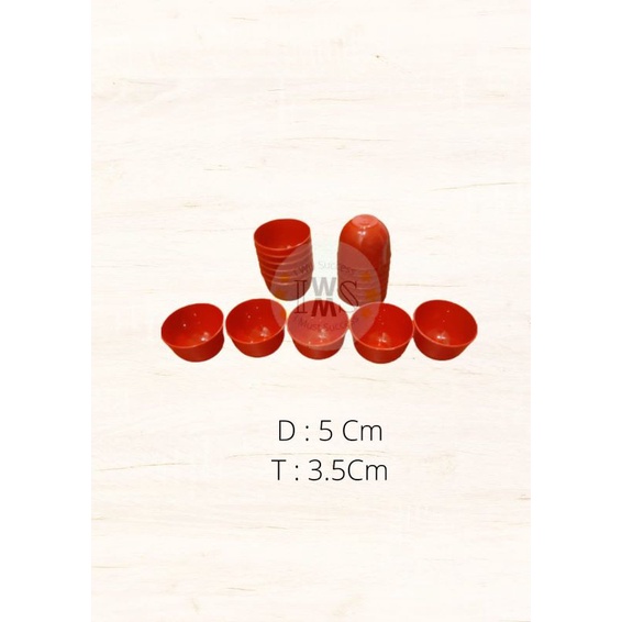 Cetakan Talam - Pudding - Kue Mangkok - Apem - Coklat - Agar - Jelly - Ukuran Besar - Bahan Plastik 