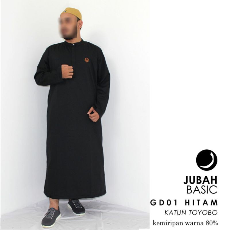 JUBAH BASIC PRIA JUBAH LENGAN PANJANG JUBAH ROSAL COD