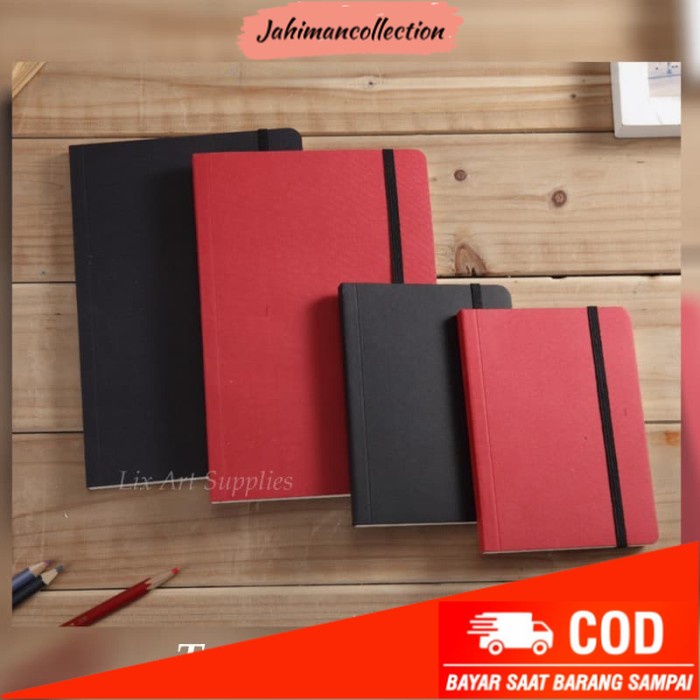 

✨ BISA COD ✨ Potentate Travel Journal A5 (80gsm - 80 sheets) - Merah