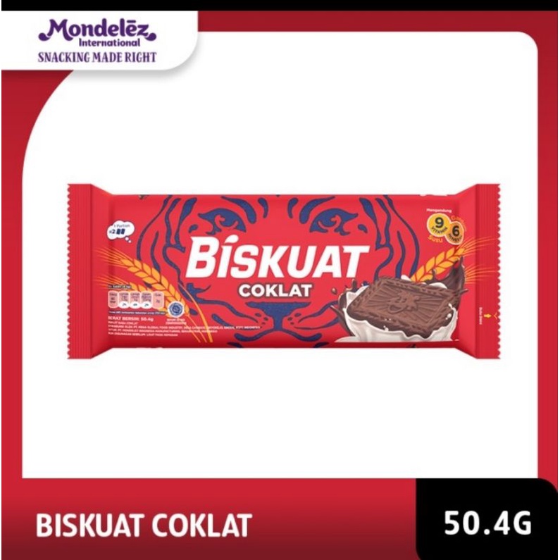 Biskuat biskuit coklat 50gram