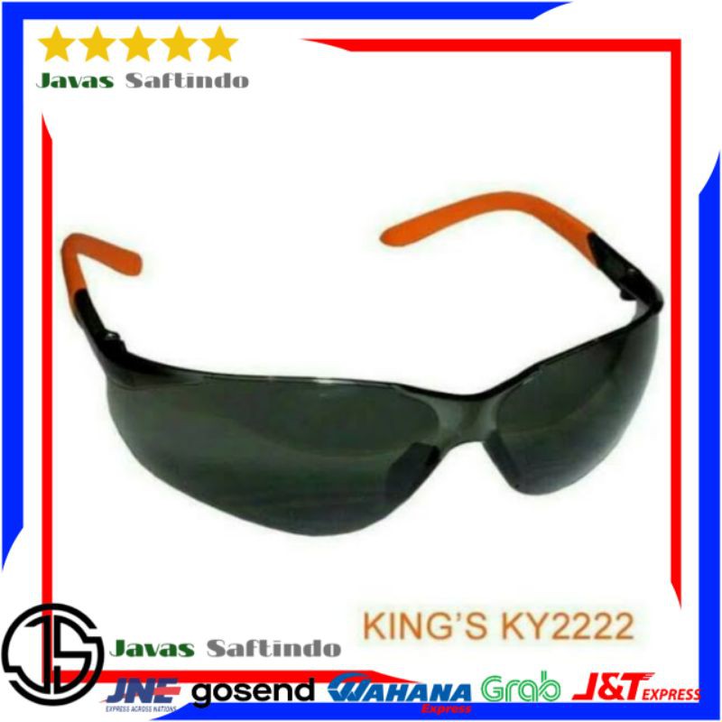 Kacamata Safety KING'S KY 2222/Kacamata safety hitam