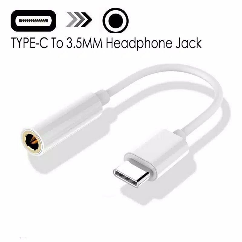 ADAPTER/CONVERTER KABEL TYPE-C/SAMBUNGAN HEADSEAT AUDIO JACK ORIGINAL + PACK IMPORT