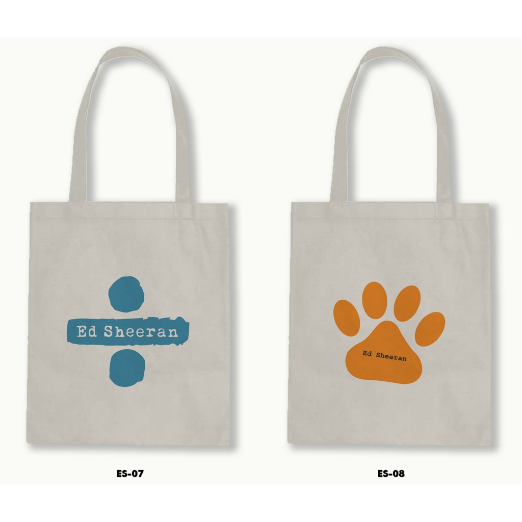 TOTE BAG BLACU - ED SHEERAN