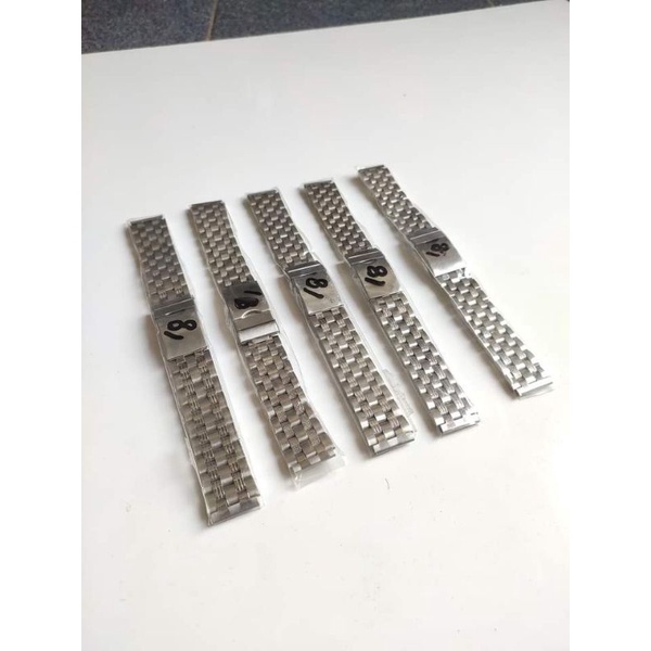 18mm Stainless steel Strap Tali jam Casio Rante Rantai Brecelent