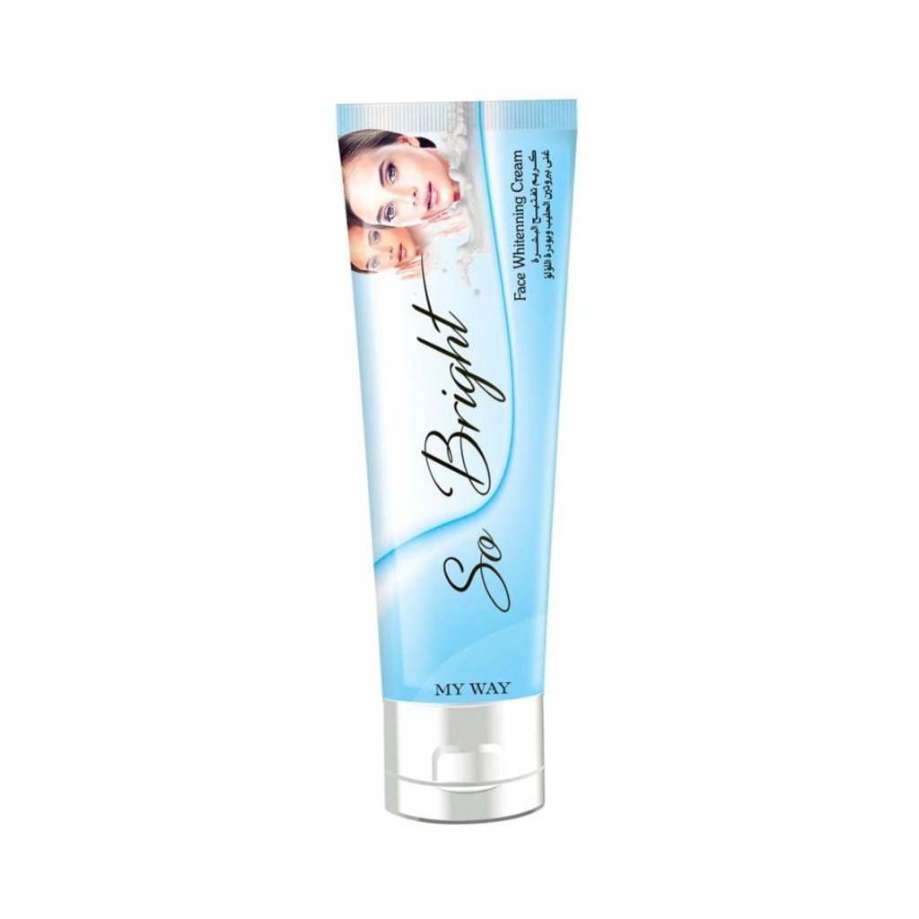 Cantik berseri 4311 SO BRIGHT FACE WHITENING CREAM Untuk Kulit KUSAM BY MY WAY